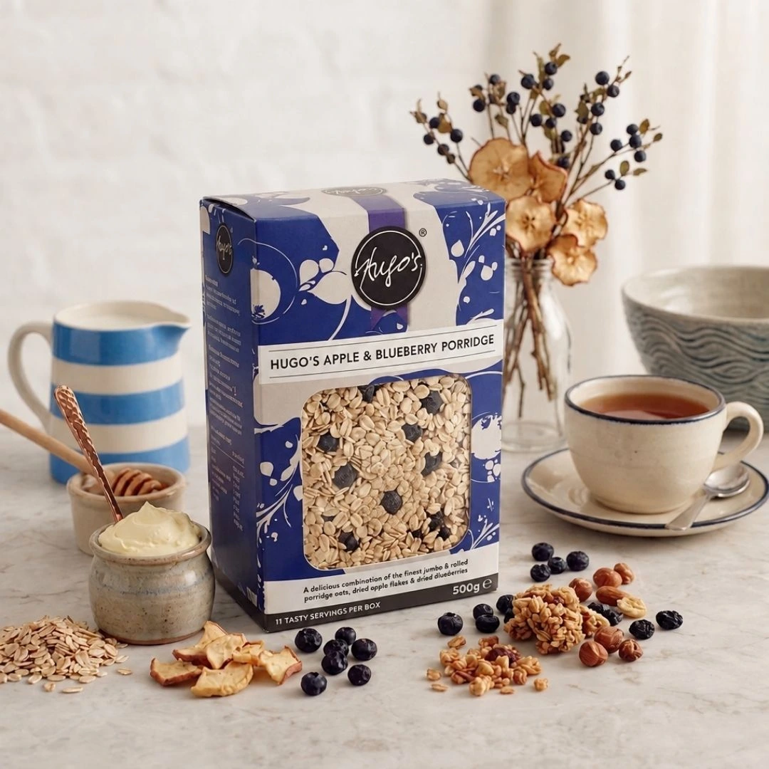 Hugo's Apple & Blueberry Porridge